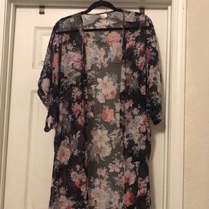 Plus size kimono